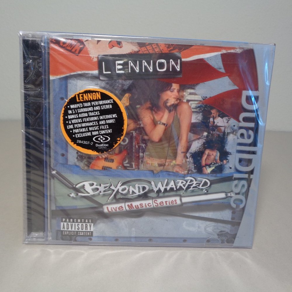 BEYOND WARPED Live Music Series by Lennon New CD Dual Disc CD Side / DVD Side